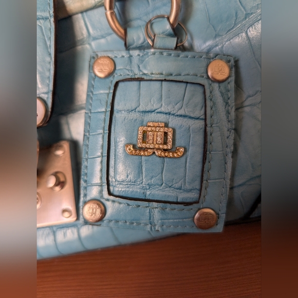 Jennifer Lopez Light Blue Satchel - Picture 2 of 8